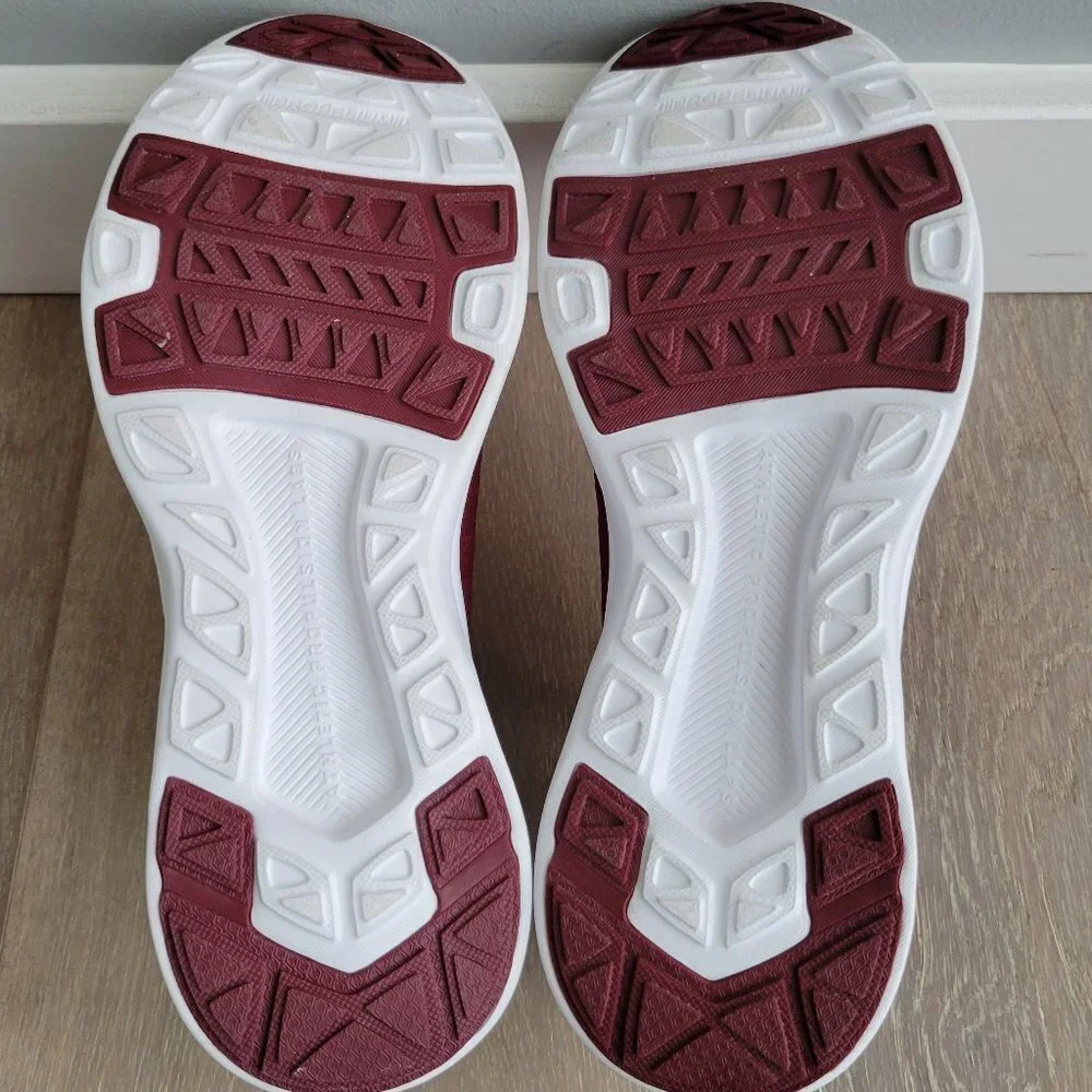 NEW APL TechLoom Breeze Burgundy/Magma/White Men 7